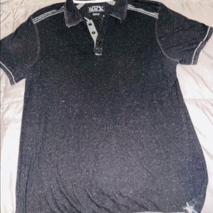 Buckle Black Collared Men’ shirt size XXL